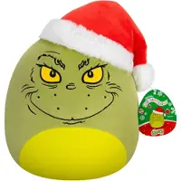 Squishmallows - Plüschfigur - Grinch mit Mütze - ca. 25 cm SQGR00021