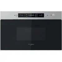Whirlpool MBNA910X, Integriert, Solo-Mikrowelle, 22 l, 750 W, Eingebautes Display, Tasten, Drehregler