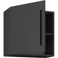 VCM Holzregal hängend | platzsparendes Regal | Maße: H. 50 x B. 50 x T. 30 cm | Elegantes Regal hängend | Aufbewahrungsregal | Bücherregal | Wandboard - Arila M