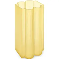 Kartell Okra Vase Tall Yellow - , Gelb, Kunststoff
