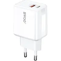 Wisam BWOO Wandladegerät CDA182 QC 38W 1x USB-A + 1x USB-C weiß