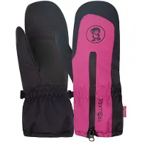 TROLLKIDS Skihandschuhe "KIDS RAULAND MITTEN" robuster, wasserdichter Fausthandschuh, mit unterlegtem Reißverschluss