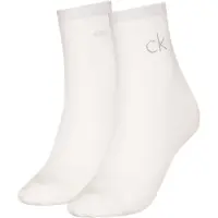Calvin Klein Socken "CK WOMEN SHORT SOCK 2P SHINY LOGO" 2 Paar, 1x mit Glitzer-Logo