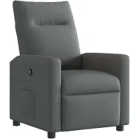 vidaXL Relaxsessel Dunkelgrau Stoff