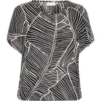 Kaffe Bluse Amber 10508257 Schwarz Relaxed Fit 40