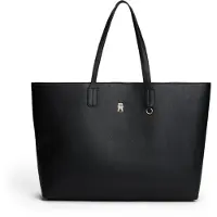 Tommy Hilfiger Handtasche Th Icon Tote AW0AW18173 Schwarz