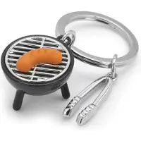 Metalmorphose Keyring BBQ Sausage