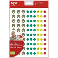 APLI Happy Face Mini 1080 Aufkleber 5 Einheiten