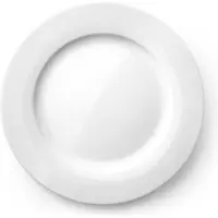 Ibili Flacher Teller Castilla Weiss 24 cm Perfekt für den täglichen Gebrauch, spülmaschinenfest