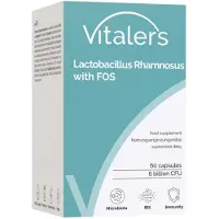 Vitaler's Lactobacillus Rhamnosus mit FOS – 60 Kapseln, Vegan, Reine Zusammensetzung, 2-Monatsvorrat