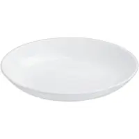 Wilmax Tiefer Servierteller 30.5 cm aus Porzellan, Weiß, 3er Set