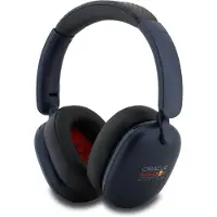 Red Bull Bluetooth Over-Ear Headphones Printed Logo Navy Blue
