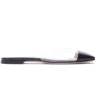 GIANVITO ROSSI Plexi Slingback Ballerinas