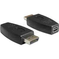 DeLOCK - DisplayPort-Adapter - DisplayPort (M) zu Mini DisplayPort (W) - Schwarz