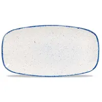 Churchill Livingstone Stonecast Hints Indigo Chefs Platte 35.5 x 18.9cm