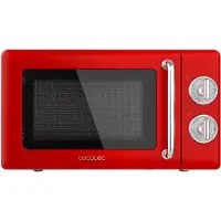 Cecotec 01705, Arbeitsplatte, Solo-Mikrowelle, 20 l, 700 W, Drehregler, Rot