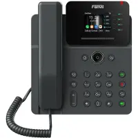 Fanvil V61W, IP-Telefon, Schwarz, Kabelgebundenes Mobilteil, SIP-Info, 4 Zeilen, 1000 Eintragungen