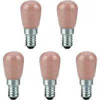 SPL E14 LED Filamentlampe 2W 1800K Extra Warmweiß Dimmbar 5 Stück