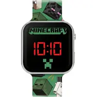 Peers Hardy Minecraft Charakter LED-Uhr mit Print Bunt Unisize