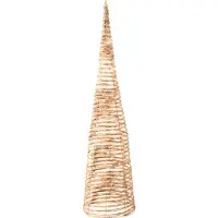 Lumineo Micro LED Cone d23h90 cm natur/warmweiß (naturel;wit)
