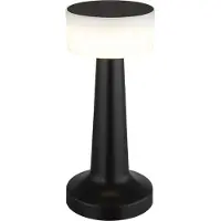 Globo Angelika LED Tischleuchte 1W CCT Schwarz Matt, Kunststoff Ø9cm 58447S