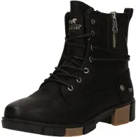Mustang Damen Stiefelette mit Farbakzentsohle 15M0322001, Größe:40 EU, Farbe:Schwarz