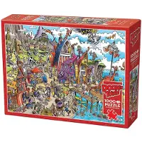 Cobble Hill DoodleTown: Viking Village, 1000 Stück(e)