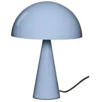 Hubsch Tischlampe Mush Mini, blau, für Schlafzimmer, Metall, Modern, Tischlampe