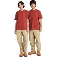 Timberland T-Shirt Washed Boot Lab Back Graphic T-Shirt Burnt Henna-S