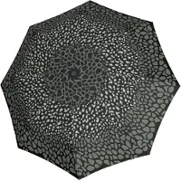 Knirps T.200 Medium Duomatic Umbrella animal olive