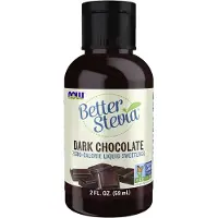 Now Better Stevia Flüssige Zartbitterschokolade 59 ml