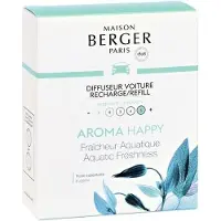 Maison Berger Auto Parfüm Nachfüllung Happy Fraicheur Aquatique / Aquatic Freshness 2 Stück