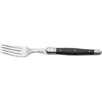 Jean Dubost Gabel laguiole schwarz x6 Andere Inox 21x cm