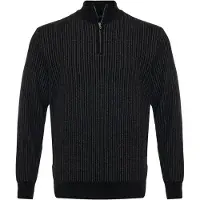 Cipo & Baxx Strickpullover "CP286" 1 Stk. vertikales Rippstrickmuster