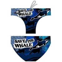 Turbo Save The Whale Waterpolo Badeslip
