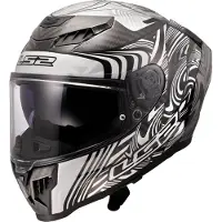 LS2 LS2FF807DragonEnthumSilberIntegralhelm Größe XS