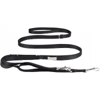 Amiplay 8in1 Samba XL verstellbare Leine Schwarz