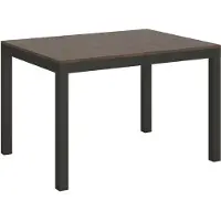 Itamoby Ausziehbarer Tisch 90x120/224 cm Everyday Evolution Walnuss-Anthrazit-Gestell