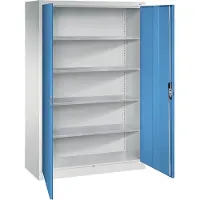 C+P Flügeltürenschrank Serie 89, 1950x1200x500mm, 7035/5012
