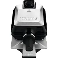 Krups FDD95D Professionelles Doppel-Waffeleisen, 2 Belgische Waffeln gleichzeitig, Rotationsfunktion für perfekte Waffeln, 7 Bräunungsstufen, spülmaschinenfeste Platten, 1200 W, Schwarz