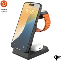 FIXED FIXMPOS-AL2-BK, Drinnen, USB, Kabelloses Aufladen, Schwarz