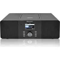 Roadstar IR-540D+BTBK Micro System Wi-Fi Internet Radio und Digital DAB+/ FM, CD-MP3 Spieler Bluetooth Schwarz