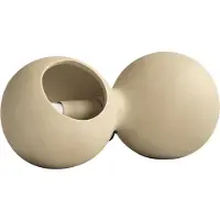101 Copenhagen Le Deux Tischleuchte Sand - , Beige, für Wohnzimmer, Keramik