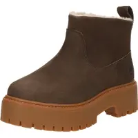 Timberland für Damen. TB0A283GW011 Stone Street grüne Lederstiefeletten (39.5 W), 3 bis 5 cm, Keine, Lässig