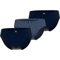 Ceceba Baumwolle, Single-Jersey Bio Slip 3er-Pack in dunkelblau | Gr.: 10