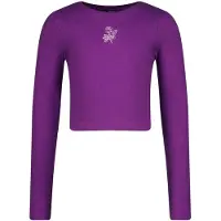 Vingino Girls G-basic-crop Rib Longsleeve T-shirt Ultra Purple Größe: 12 | Hemden Outlet | Unisex | Violett