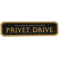 Widdop & Co. Privet Drive Harry Potter 39 X 22 Cm Wandschild One Size