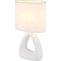 Globo Design-Tischlampe Triangle Weiß