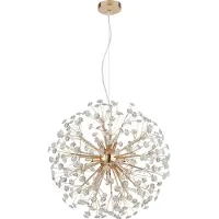 Globo Pendellampe Katrina gold Ø 60cm
