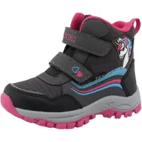 Kappa Kinderschuhe Mädchen Winterstiefel Klettschuh Grau Freizeit